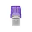 USB ფლეშ მეხსიერება Kingston 128GB USB 3.2 Gen1 + Type-C DT microDuo 3C R200MB/s , 2 image - Primestore.ge