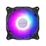 ქულერი 2E GAMING  Case fan (F120IR-ARGB), 120mm, 3+3pin 5V Aura, white blades, black frame, inner LED  - Primestore.ge