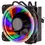ქულერი 2E GAMING CPU cooling system  AIR COOL (AC120T4) RGB,775,115X,1366,*1700 (with 2E-LGA1700-AC) FM1,FM2,AM2,AM2+,AM3,AM3+,AM4, 120mm, 2510-4 pin, TDP 130W  - Primestore.ge