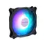 ქულერი 2E GAMING  Case fan (F120IR-ARGB), 120mm, 3+3pin 5V Aura, white blades, black frame, inner LED , 3 image - Primestore.ge