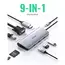 USB-C ჰაბი UGREEN USB Type C Multifunctional Adapter (Gray) (CM179) 40873 , 2 image - Primestore.ge