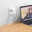 USB კაბელი UGREEN US300 (60551) USB2.0 Type-C to Type-C Male Cable 100W, 1m, White , 3 image - Primestore.ge