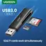 ბარათის წამკითხველი UGREEN CM264 (60722) USB3.0 Multifunction Card Reader, Black , 2 image - Primestore.ge