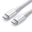 USB კაბელი UGREEN US300 (60551) USB2.0 Type-C to Type-C Male Cable 100W, 1m, White  - Primestore.ge