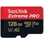 მეხსიერების ბარათი SanDisk 128GB Extreme PRO MicroSD/XC UHS-I Card 200MB/S V30/4k Class 10/Adapter SDSQXCD-128G-GN6MA  - Primestore.ge