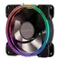 ქულერი 2E GAMING Case fan AIR COOL ACF120B-RGB, 120mm, 1300rpm,  4pin PWM+3pin, 24.8dBa  - Primestore.ge