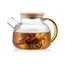 ჩაის დასაყენებელი Ardesto Tea pot, 1000 ml, borosilicate glass, bamboo  - Primestore.ge