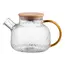 ჩაის დასაყენებელი Ardesto Tea pot, 1000 ml, borosilicate glass, bamboo , 3 image - Primestore.ge