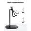 მობილურის დამჭერი UGREEN LP280 (80194), Adjustable Desk Phone Holder, Black , 2 image - Primestore.ge