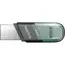 USB ფლეშ მეხსიერება SanDisk iXpand Flash Drive Type A + Lightning 128GB - Black  - Primestore.ge
