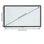 პროექტორის ეკრანი ALLSCREEN MANUAL PROJECTION SCREEN 244X186CM , 4 image - Primestore.ge