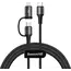 კაბელი Baseus Twins 2 in 1 Cable Type-C to Type-C 60W 1m CATLYW-01  - Primestore.ge