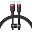 კაბელი Baseus Cafule Cable Type-C To Lightning 20W 1M CATLKLF-91  - Primestore.ge