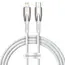 კაბელი Baseus Glimmer Series Fast Charging Data Cable Type-C To Lightning 20W 1M CADH000002  - Primestore.ge