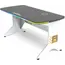 სათამაშო მაგიდა E-Blue EGT571BWHR-IA multi-color Gaming Desk - White , 2 image - Primestore.ge