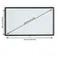 პროექტორის ეკრანი ALLSCREEN MANUAL PROJECTION SCREEN 300X200CM HD FABRIC CWP-11879 Diagonal 141 inch / 358 CM , 2 image - Primestore.ge