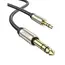 აუდიო კაბელი UGREEN (10630) 3.5mm to 6.35mm TRS Stereo Audio Cable 5m (Gray)  - Primestore.ge