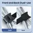 Cable manager UGREEN LP401 (20245) Cat-ear Cable Tie, 3-Piece, Black, 2 image