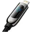 კაბელი Baseus Display Fast Charging Data Cable Type-C to Lightning 20W 2m CATLSK-A01 , 2 image - Primestore.ge