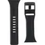 სმარტ საათის სამაჯური UAG Watch 41/40/38 Scout Strap- Black Silicone  - Primestore.ge