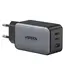 დამტენი UGREEN CD244 (10335), 65W, 2xUSB-C, Type-c, USB, Space Gray  - Primestore.ge