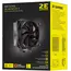ქულერი 2E CPU cooling system CX10384, LGA1700, 1366, 1200, 115X, 4pin PWM, TDP 65W , 3 image - Primestore.ge