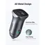 მანქანის დამტენი UGREEN CD130 (40858), 30W, USB, USB-C, Type-c, Space Gray , 2 image - Primestore.ge