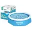 გასაბერი აუზი Bestway Fast Set Inflatable Swimming Pool Round 244x66xm , 2 image - Primestore.ge