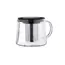 ჩაის დასაყენებელი ARDESTO Tea pot  Black Mars, 1000 ml, stainless steel, glass  - Primestore.ge