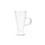 ლატეს ჭიქების ნაკრები ARDESTO Double wall borosilicate glass mug set Ardesto, 230 ml, 2 pcs, with handles  - Primestore.ge