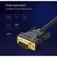 VGA კაბელი UGREEN VG101 (11634) VGA Male to Male Cable 15m (Black) , 3 image - Primestore.ge