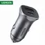 მანქანის USB დამტენი UGREEN CD130 (30780) Dual USB Car Charger 18W Type-C  - Primestore.ge