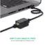 ქსელის კაბელის გადასაბმელი UGREEN NW114 (20390) RJ45 Cat7 / 6 / 5e Ethernet Adapter 8P8C Network Extender Extension Cable for Ethernet Female Cable (Black) , 3 image - Primestore.ge