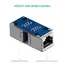 ქსელის კაბელის გადასაბმელი UGREEN NW114 (20390) RJ45 Cat7 / 6 / 5e Ethernet Adapter 8P8C Network Extender Extension Cable for Ethernet Female Cable (Black) , 4 image - Primestore.ge