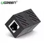 ქსელის კაბელის გადასაბმელი UGREEN NW114 (20390) RJ45 Cat7 / 6 / 5e Ethernet Adapter 8P8C Network Extender Extension Cable for Ethernet Female Cable (Black)  - Primestore.ge
