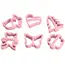 გამოსაცხობი ფორმა ARDESTO Elegance Biscuit Moulds 6 pcs, pink  - Primestore.ge
