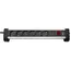 დამაგრძელებელი კაბელი Logilink LPS215 Socket outlet 6-way + switch 6x CEE 7/3 1.4m Black/silver , 3 image - Primestore.ge