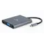 ადაპტერი Gembird A-CM-COMBO6-01 USB Type-C 6-in-1 multi-port adapter , 2 image - Primestore.ge