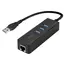 Adapter LogiLink UA0173A USB 3.0 type A to gigabit adapter to 1x RJ45 and 3x USB 3.0 type A