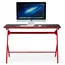 სათამაშო მაგიდა Furnee TE-008, Gaming Desk, Red/Black , 2 image - Primestore.ge
