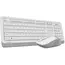 კლავიატურა მაუსით A4tech Fstyler FG1010 Wireless Combo Set EN/RU White , 2 image - Primestore.ge