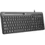 კლავიატურა A4tech Fstyler FK25 Multimedia Keyboard USB EN/RU Black , 2 image - Primestore.ge