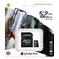 მეხსიერების ბარათი Kingston SDCS2/512GB, 512GB, mSDXC, C10, UHS-I, U3, Black , 3 image - Primestore.ge