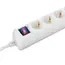 დამაგრძელებელი 2E 5XSchuko with switch, 3G*1.5mm2, 3m, white , 2 image - Primestore.ge