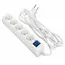დამაგრძელებელი 2E 5XSchuko with switch, 3G*1.5mm2, 3m, white  - Primestore.ge