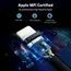 USB კაბელი UGREEN US291 (60156) USB 2.0 A to Apple Lightning Cable Nickel Plating Aluminum Braid 1m (Black) , 3 image - Primestore.ge