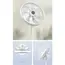 Fan Deerma DEM-FD10W, 60W, Fan, White, 5 image