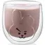 ყავის ჭიქა Ardesto Double wall borosilicate glass mug set Animals, 300 ml, 2 pcs  - Primestore.ge