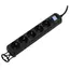 დენის გამანაწილებელი 2E 2E-U05ESM3B, 5 Socket, 3m, Black , 3 image - Primestore.ge