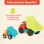 სათამაშო ტრაქტორები Btoys 20" DUMP TRUCK AND SMALLER TRUCK , 3 image - Primestore.ge